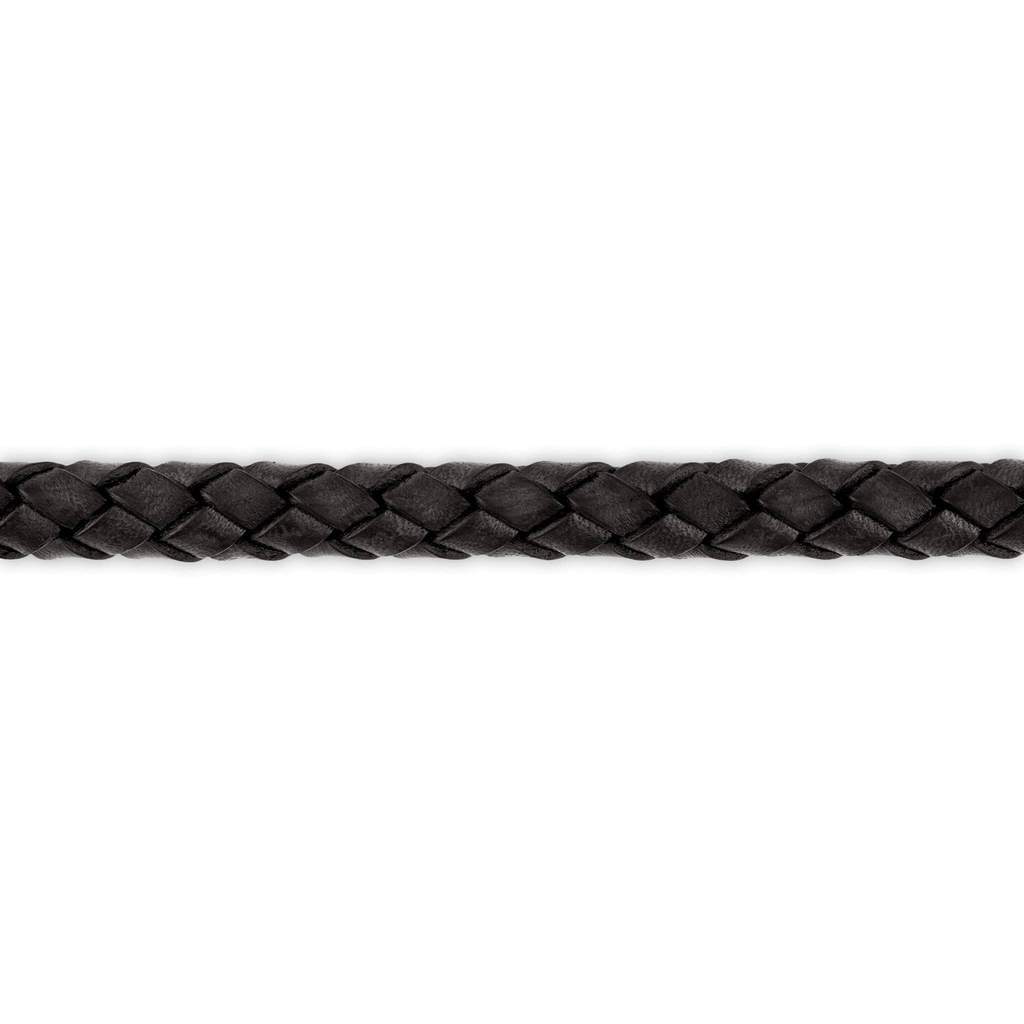 Braided Leather Straight Bling - Stübben